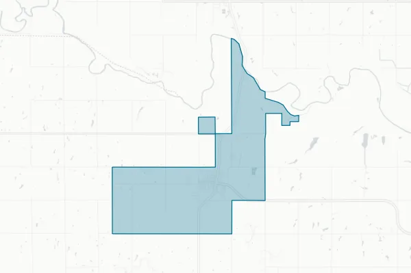 City of Minco — detail map