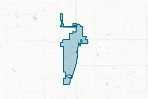 City of Kingfisher — detail map