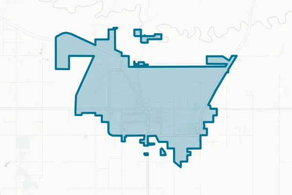 City of Idabel — detail map