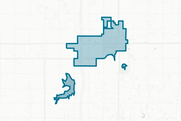 City of Perry — detail map
