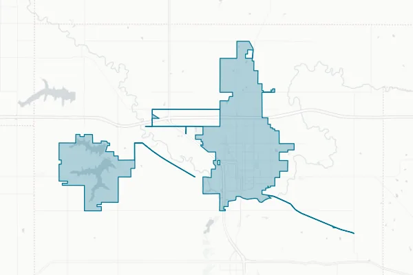 City of Shawnee — detail map