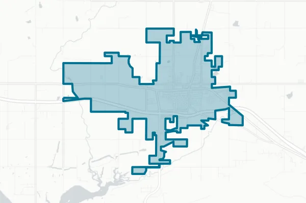 City of Sallisaw — detail map