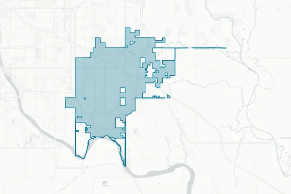 Broken Arrow, City Of — detail map
