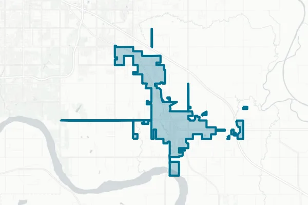 City of Coweta — detail map