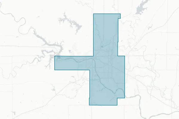 Tulsa County — detail map