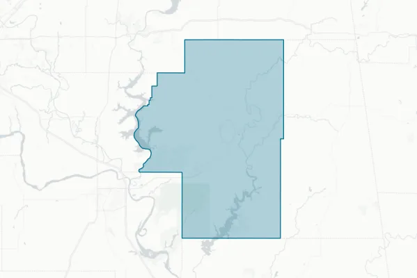 Tenkiller School District No C066 — detail map