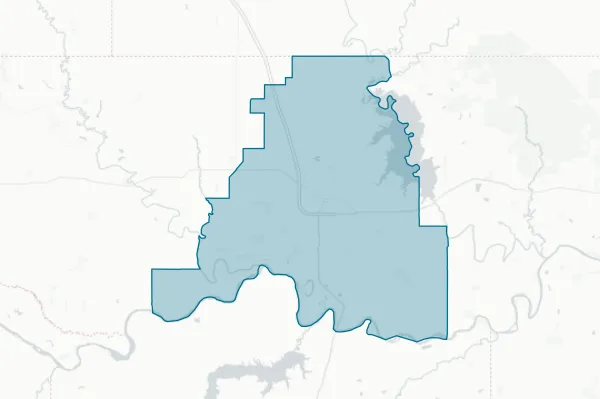 Hugo Public Schools — detail map