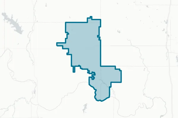 Ringling School District I-14 — detail map