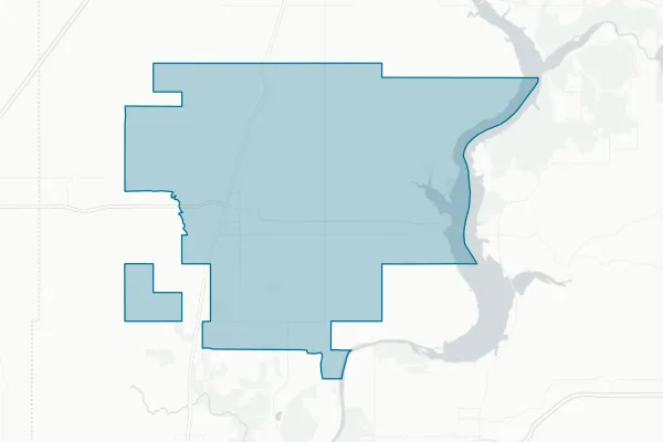 Pryor School District No I-1 — detail map