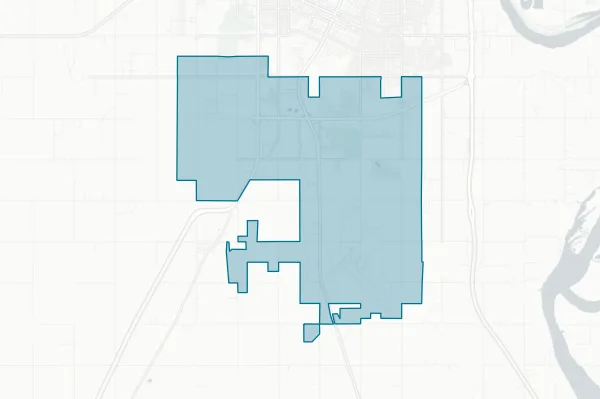 Hilldale Public Schools — detail map