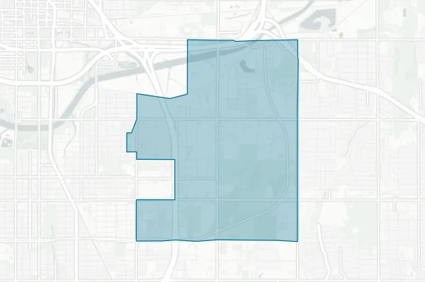 Crooked Oak Independent School District No I-53 — detail map
