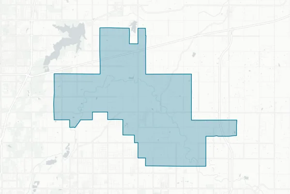 Jones School District I-9 — detail map