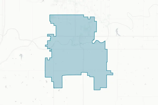 Perkins-Tryon Public Schools — detail map