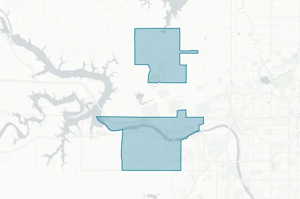 Sand Springs Public Schools — detail map