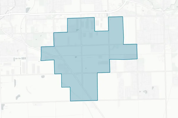 Union Public Schools Independent School District No. 9 — detail map