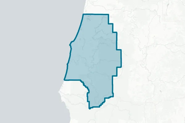 Coos County — detail map