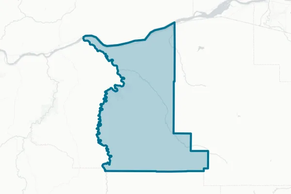 Gilliam County — detail map