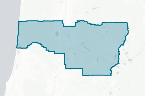 Lane County — detail map