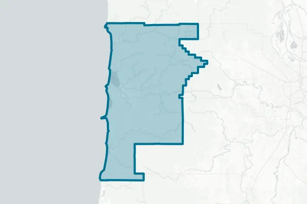 Tillamook County — detail map