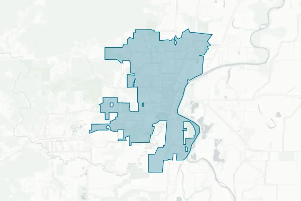 City of Corvallis — detail map