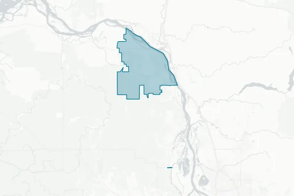Rainier School District — detail map