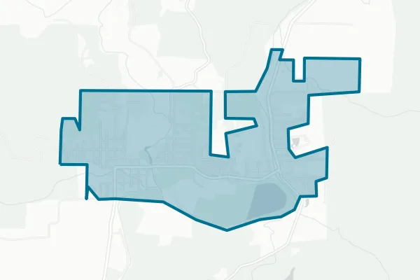 City of Vernonia — detail map