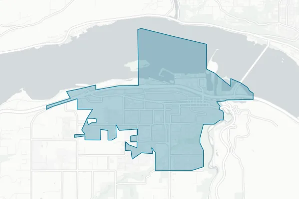 City of Hood River — detail map