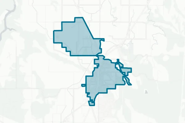 City of Madras — detail map