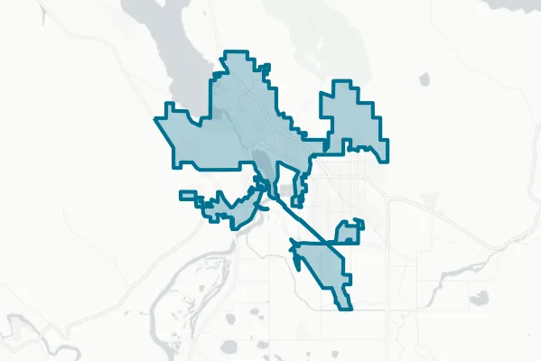 City of Klamath Falls — detail map