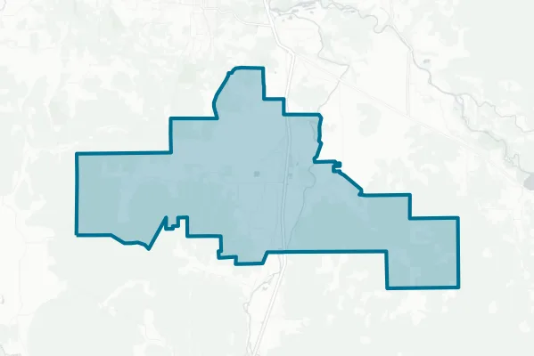 City of Creswell — detail map