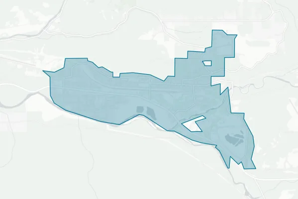 City of Oakridge — detail map