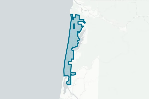 City of Lincoln City — detail map