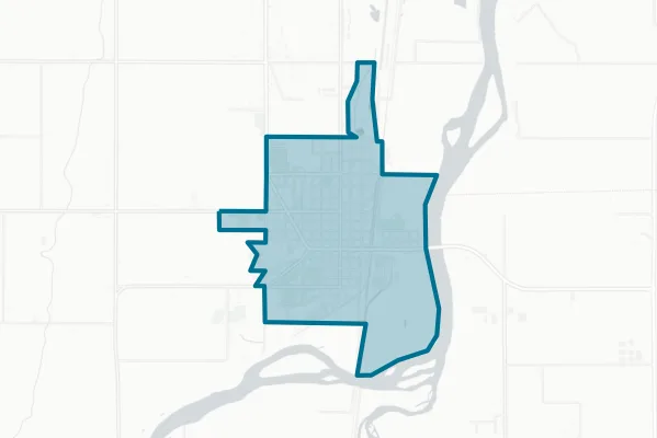 City of Nyssa — detail map