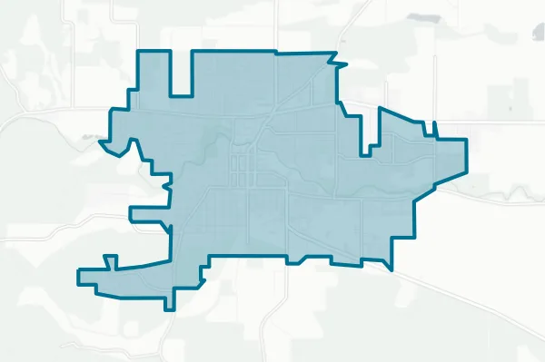 City of Dallas — detail map