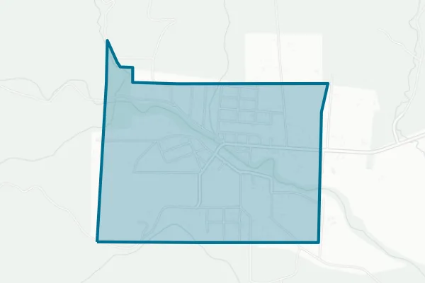 City of Falls City — detail map