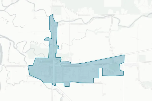 City of Tillamook — detail map