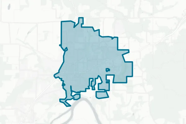 Newberg School District — detail map