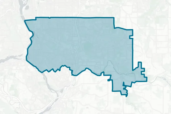 North Clackamas School District No. 12 — detail map