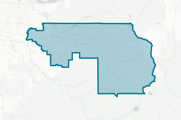 Oregon Trail School District 46 — detail map