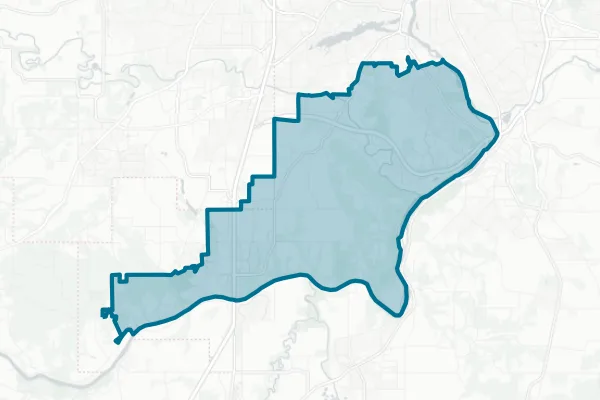 West Linn - Wilsonville School District — detail map