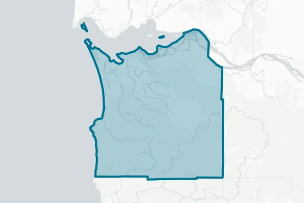 Clatsop County — detail map