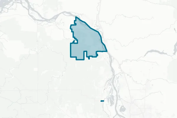 Rainier School District No. 13 — detail map
