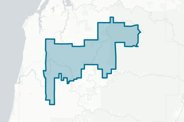Coquille School District No. 8 — detail map
