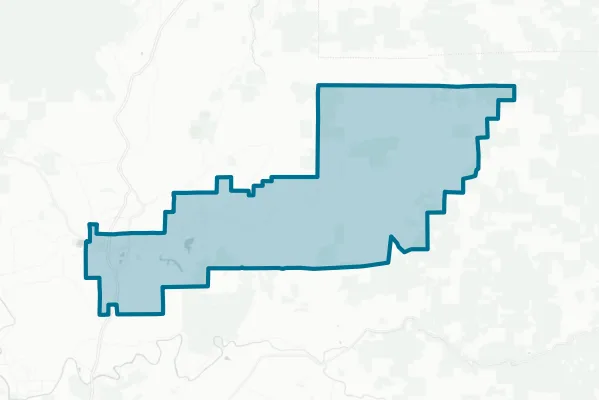 Sutherlin School Distrcit No. 130 — detail map