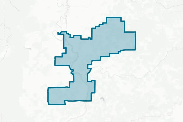 South Umpqua School District #19 — detail map