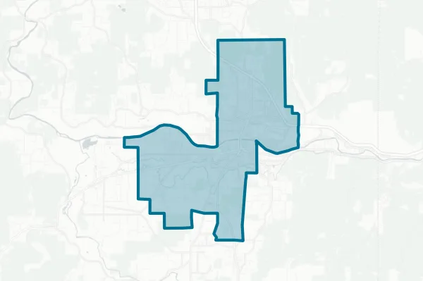 Grants Pass school District No. 7 — detail map