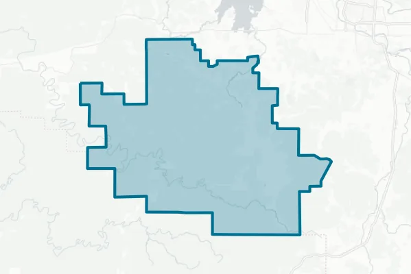 Crow-applegate-lorane School District — detail map