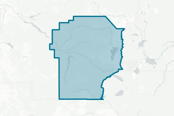 Oakridge School District No. 76 — detail map