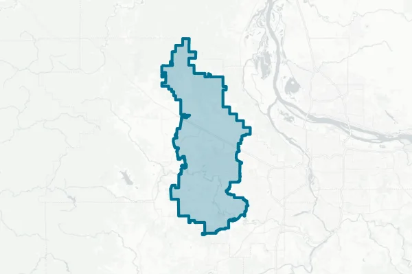 Hillsboro School District 1j — detail map