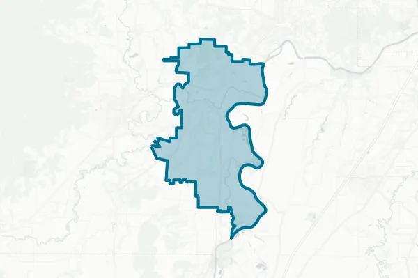 Dayton School District #8 — detail map